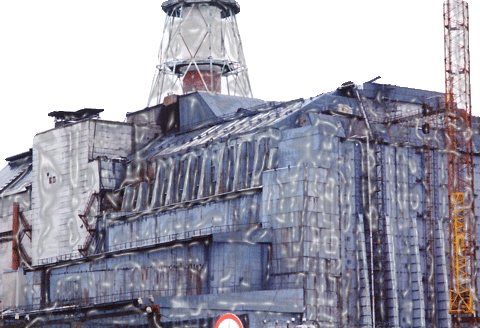 The reactor at Chernobyl
